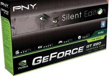 PNY оснащает 3D-карту GeForce GT 220 Silent Edition бесшумной системой охлаждения